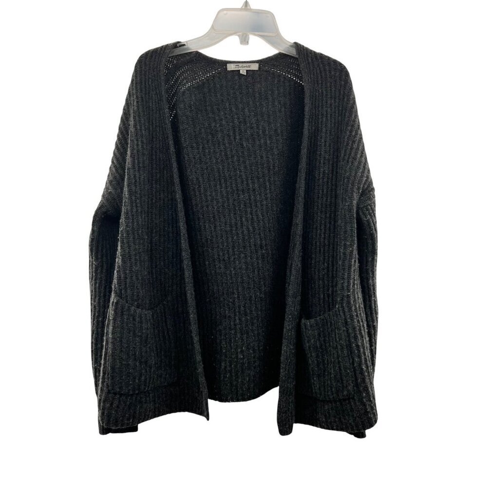 Madewell Women's Knit Cardigan Open Front Gray Size XS Pockets